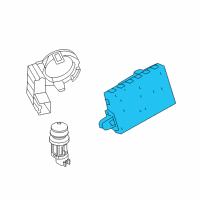 OEM 2010 Lincoln MKS Control Module Diagram - BA5Z-15604-B