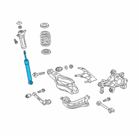 OEM 2021 Toyota RAV4 Shock Diagram - 48530-8Z092