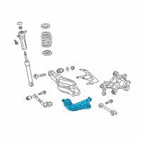 OEM 2021 Toyota RAV4 Prime Trailing Arm Diagram - 48780-0R040