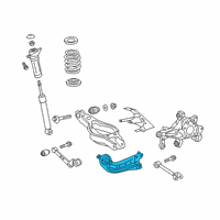 OEM 2021 Toyota RAV4 Trailing Arm Diagram - 48780-0R040