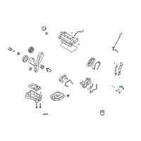 OEM Kia Rondo Gasket-Timing Belt Cover Diagram - 213823E000