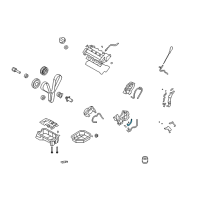 OEM Hyundai Santa Fe Gasket-Timing Belt Cover Diagram - 21355-3E000