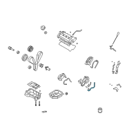 OEM 2009 Hyundai Santa Fe Gasket-Timing Belt Cover Lower Diagram - 21352-3E000