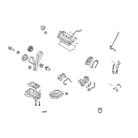 OEM 2009 Hyundai Santa Fe Gasket-Timing Belt Cover"Ea" Diagram - 21392-3E000