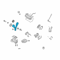 OEM 2007 Kia Rondo Belt-Valve Timing Diagram - 243123E500