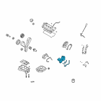 OEM Kia Optima Cover Assembly-Timing Belt Diagram - 213503E000