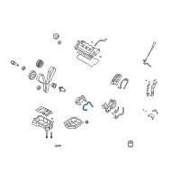 OEM 2009 Hyundai Santa Fe Gasket-Timing Belt Cover Diagram - 21362-3E000