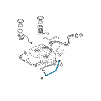 OEM 2004 Nissan Murano Band Assy-Fuel Tank Mounting Diagram - 17406-CC40A