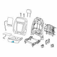 OEM 2017 Jeep Renegade Foam-Seat Cushion Diagram - 68284373AA