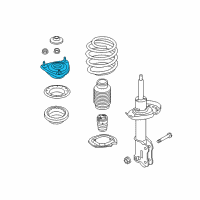 OEM 2018 Kia Soul Insulator Assembly-Strut Diagram - 54610B2000