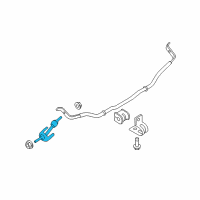 OEM Mercury Stabilizer Link Diagram - 9L8Z-5K484-B