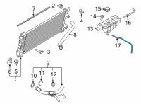 OEM 2018 Ford F-150 Return Hose Diagram - JL3Z-8276-B