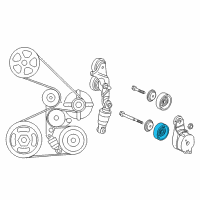 OEM Acura Pulley, Idler Diagram - 31190-RCA-A02