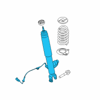 OEM 2014 Lincoln MKS Shock Diagram - DA5Z-18125-F