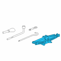 OEM Honda Fit Jack Assy., Pantograph Diagram - 89310-S5A-013