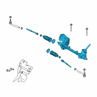 OEM 2017 Lincoln MKZ Steering Gear Diagram - KP5Z3504B