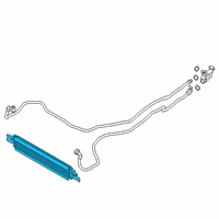 OEM 2020 BMW Z4 Transmission Oil Cooler Diagram - 17-21-9-494-828