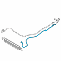 OEM BMW 330e xDrive OIL COOLER LINE RETURN THERM Diagram - 17-22-8-602-402