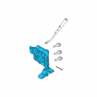 OEM 2011 Ford Escape Spare Carrier Diagram - 9L8Z-1A131-B