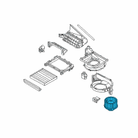 OEM 2018 Kia Cadenza Fan & Motor Assembly Diagram - 97113D5000