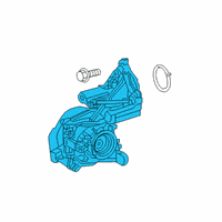 OEM Toyota Venza Water Pump Housing Diagram - 16032-F0010