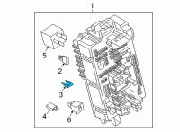 OEM 2022 Cadillac Escalade ESV Fuse Diagram - 12004009