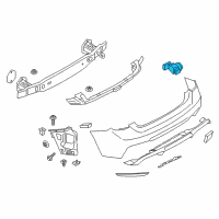 OEM 2021 BMW M240i Ultrasonic Sensor Diagram - 66-20-9-261-600