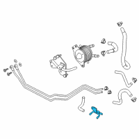 OEM 2019 Infiniti Q60 Tube-Oil Cooler Diagram - 21622-4HK2B