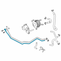 OEM 2020 Infiniti Q50 Tube-Oil Cooler Diagram - 21623-4HK1B