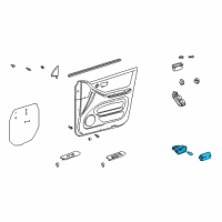 OEM 2006 Lexus ES330 Lamp Assembly, Courtesy Diagram - 81230-48010