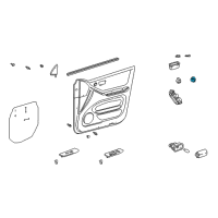 OEM 2001 Toyota Highlander Window Switch Diagram - 84030-48040