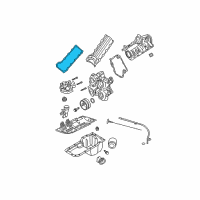 OEM 2004 Dodge Dakota Gasket-Valve Cover Diagram - 53020992