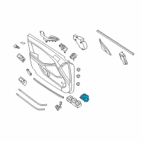 OEM Kia Optima Switch Assembly-Outside Mirror Diagram - 935732T000