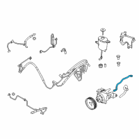 OEM 2016 BMW 535d Radiator Return Line Diagram - 32-41-6-778-503