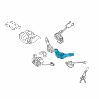 OEM 2015 Hyundai Tucson Switch Assembly-Lighting & Turn Signal Diagram - 93410-2M001