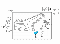 OEM Hyundai Palisade Bulb Diagram - 18644-21058-L