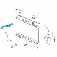 OEM 2020 Acura TLX Hose, Water (Upper) Diagram - 19501-RDF-A01