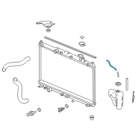 OEM 2018 Acura TLX Tube B, Reserve Ta Diagram - 19104-5J2-A00