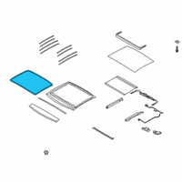 OEM Hyundai Veloster N W/STRIP-PANORAMAROOF Frame Diagram - 81614-J3000