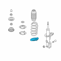 OEM 2018 Kia Rio Pad-Front Spring, Lower Diagram - 54633F9000