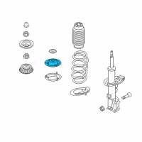 OEM 2020 Kia Rio Seat Assembly-Spring, Upper Diagram - 54620F9000