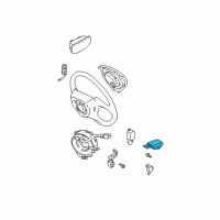 OEM 2001 Lexus RX300 Sensor Assembly, Air Bag Diagram - 89170-0W080