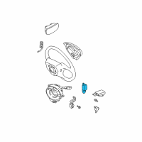 OEM Lexus RX300 Sensor Assy, Side Air Bag Diagram - 89860-0W010