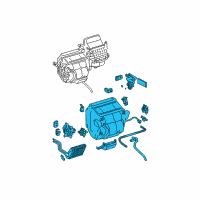 OEM 2009 Toyota Sienna Evaporator Assembly Diagram - 87050-08030