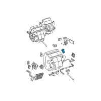 OEM 2009 Toyota Sienna Expansion Valve Diagram - 88515-08100