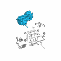 OEM 2006 Toyota Sienna AC Assembly Diagram - 87030-08082