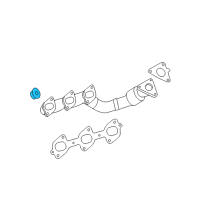 OEM 2009 Dodge Sprinter 2500 Nut-HEXAGON FLANGE Lock Diagram - 6104729AA