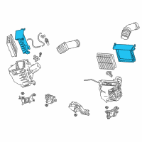 OEM Lexus LS500 Cap Sub-Assy, Air Cleaner Diagram - 17705-38190