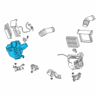 OEM 2020 Lexus LS500 Cleaner Assembly, Air L Diagram - 17710-70030