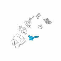 OEM Ford Focus Turn/Wiper Switch Diagram - 8S4Z-13K359-AA